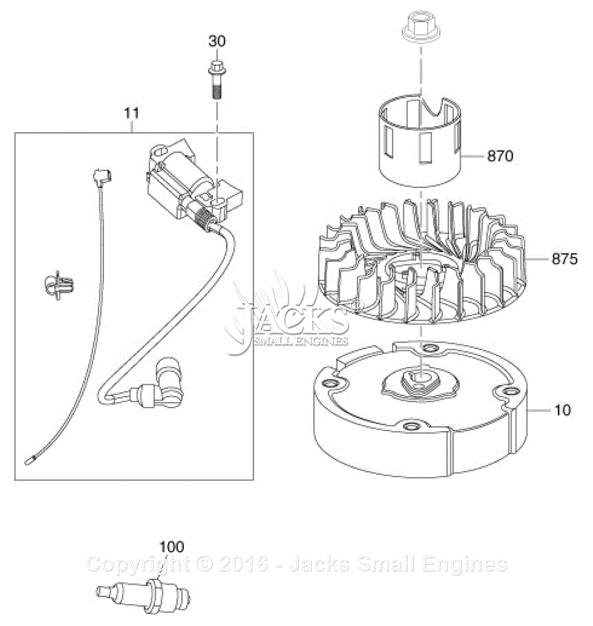Ignition Coil Magneto For Subaru EA190V EA175V Part# 30400Z02061000 