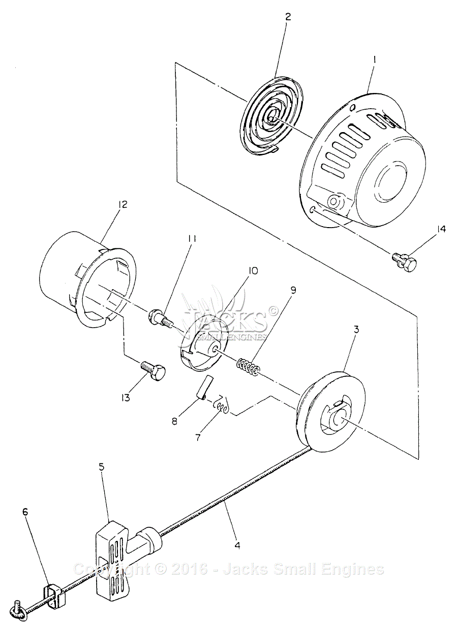 Robin/Subaru EC06D Tru-Cut Parts Diagrams