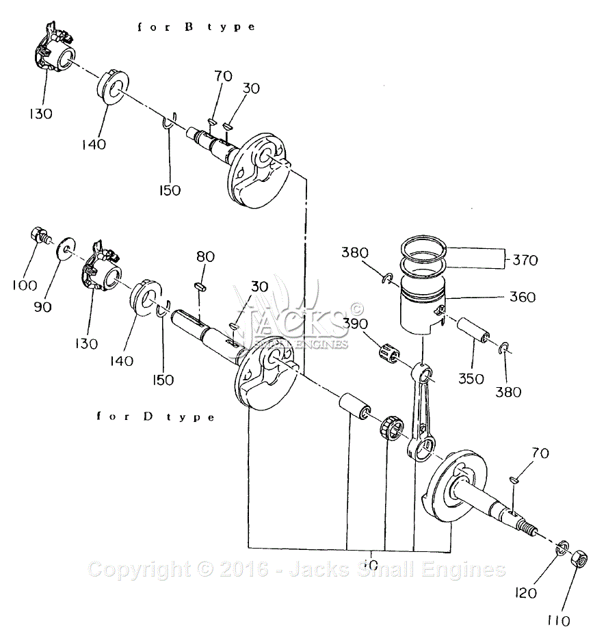 Robin  Subaru Ec10 Parts Diagram For Crankshaft  Piston  For