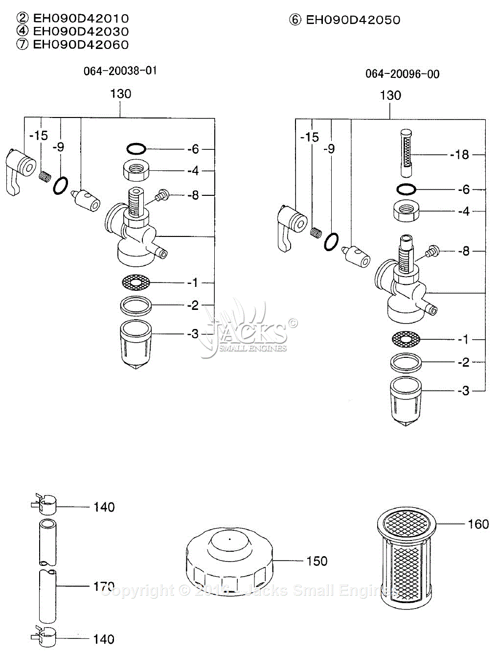 Robin/Subaru EH09 Parts Diagrams