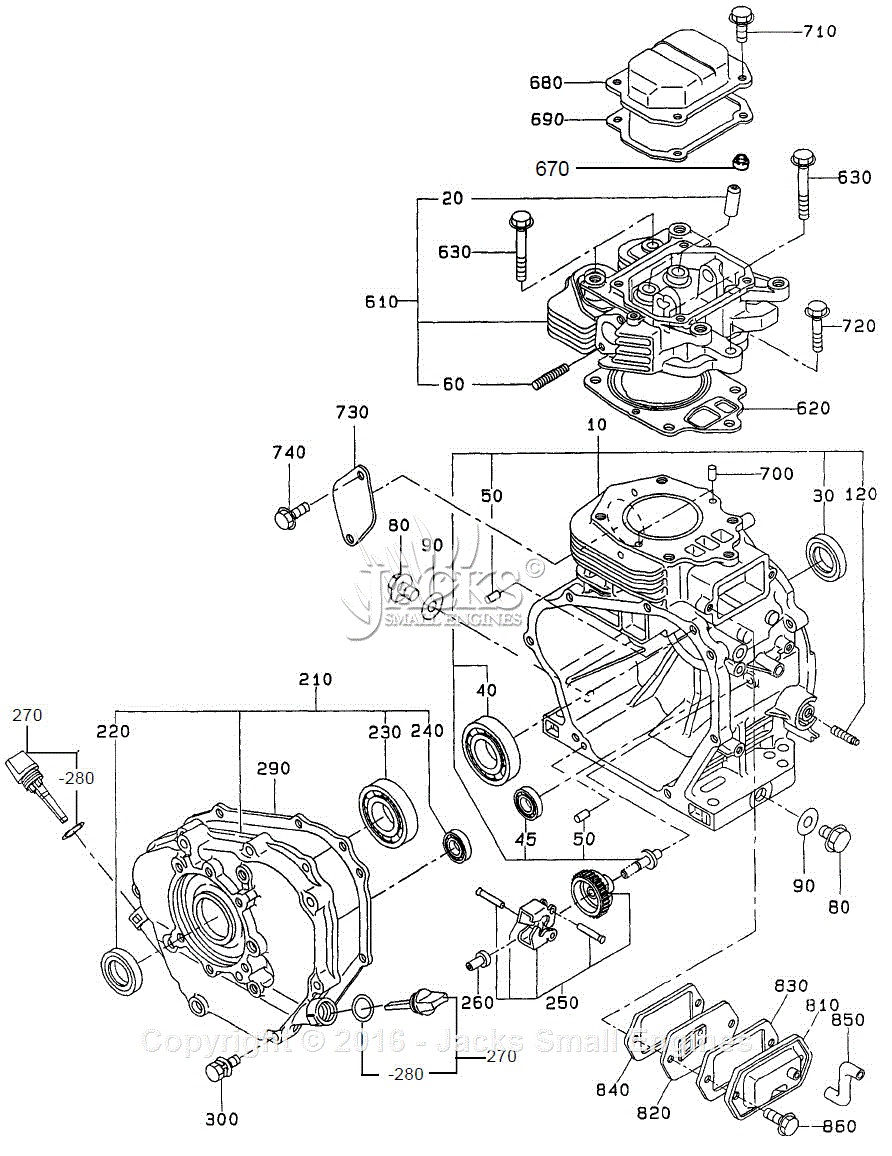 Robin  Subaru Eh34 Parts Diagram For Crankcase