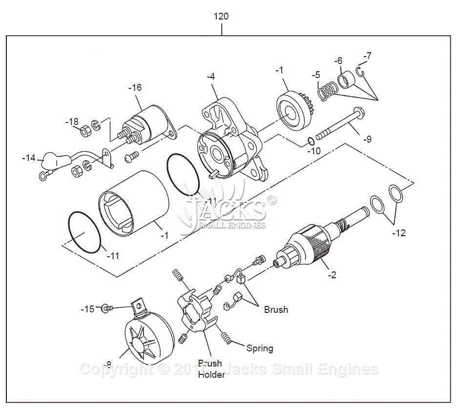 Robin  Subaru Ex13 Parts Diagram For Starter Motor