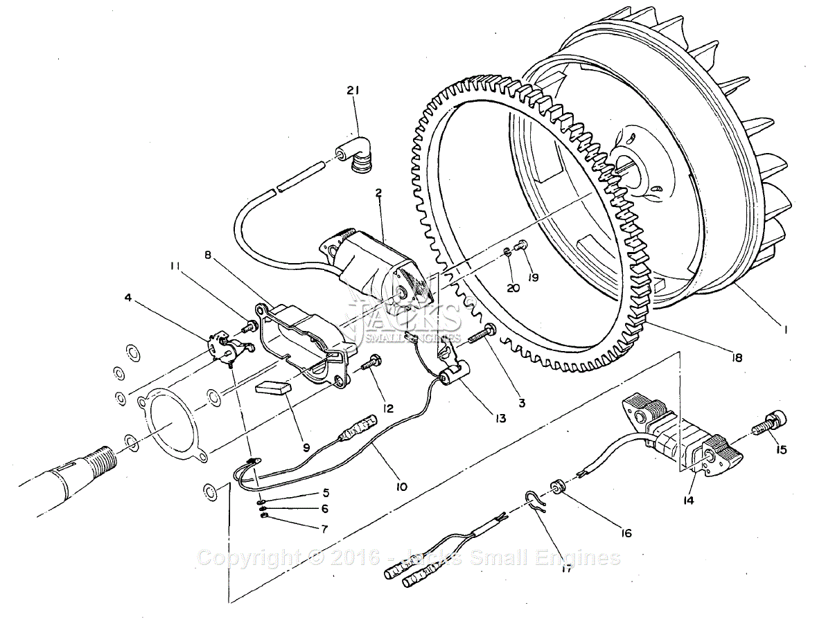 Robin/Subaru EY27 2 Parts Diagram for Magneto (With.