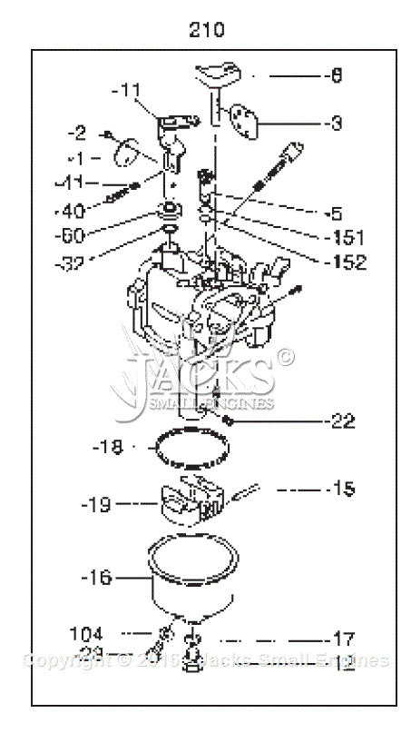 Robin/Subaru PKX301T Parts Diagram for Carburetor