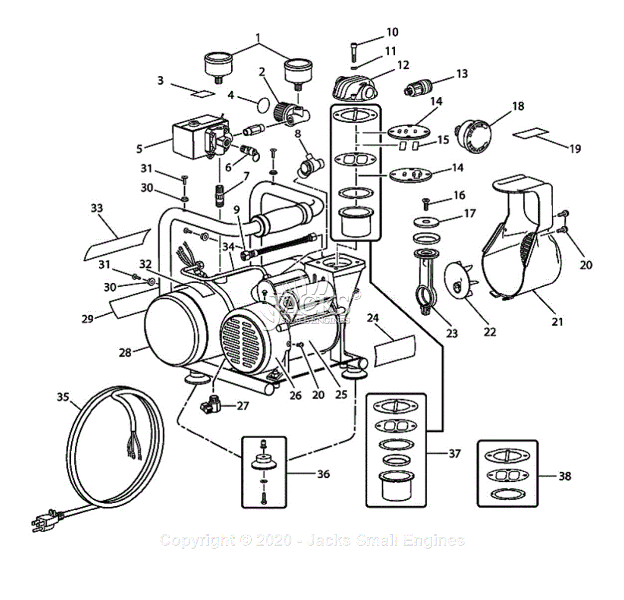 Ryobi H150PL Parts Diagram for Parts Schematic