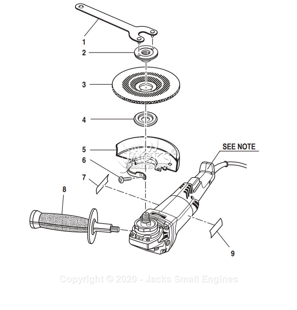 Ryobi Angle Grinder Parts List Reviewmotors Co