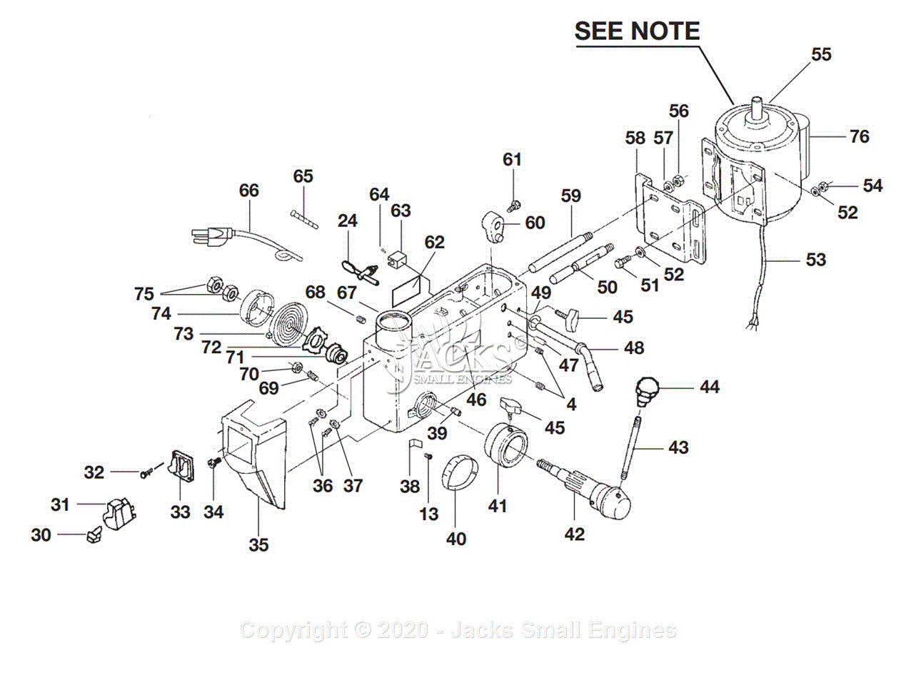 Ryobi DP120 Parts Diagram for Figure B