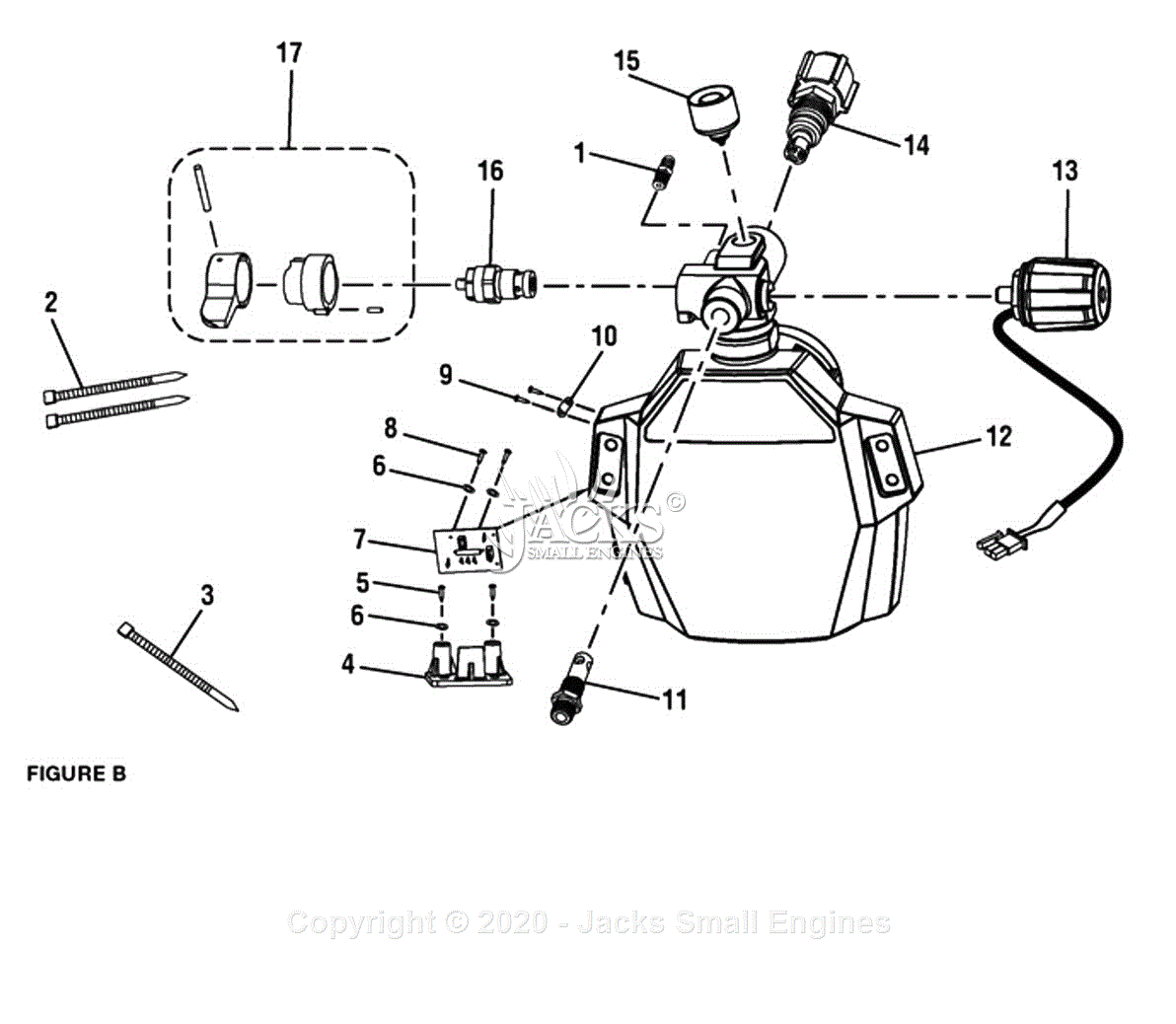 Ryobi PSL1PS11 Parts Diagram for Figure B