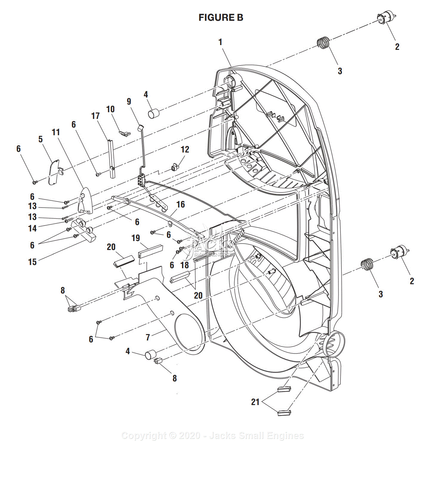 Ryobi BS1001SV Parts Diagram For Figure B