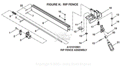 Ryobi bts10 rip deals fence