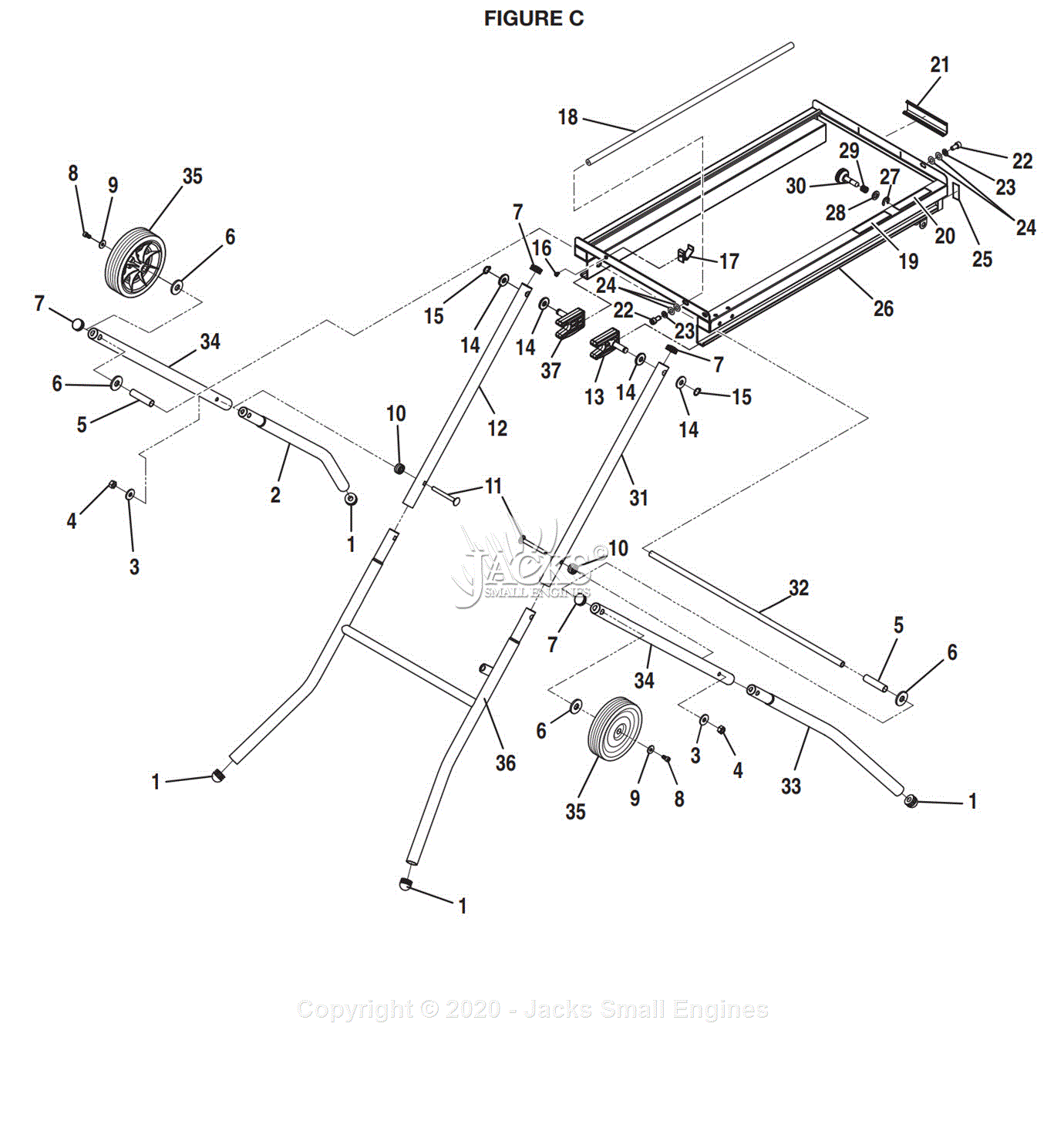 Ryobi Ws750l Parts Diagram For Figure C