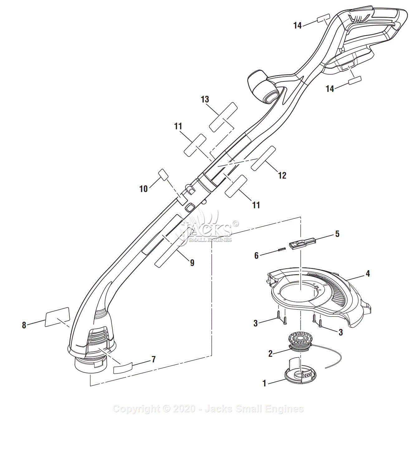 P2003 Parts Diagram for Parts Schematic