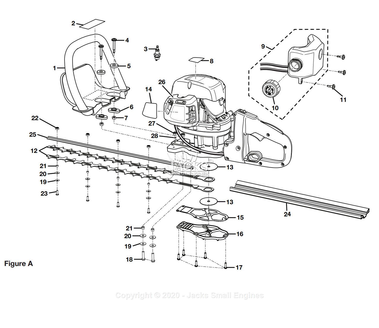 Ryobi Ry253ss Parts Diagram
