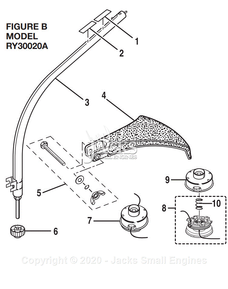 Ryobi RY30020A Parts Diagram for Figure C