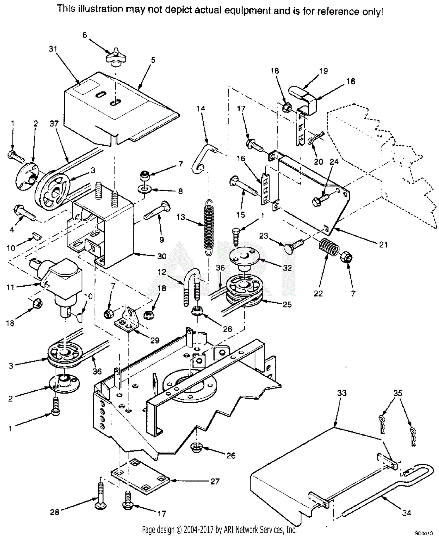 Scag GC-SSZ-48 Grass Catcher, SSZ (S/N 40000) Parts Diagram for DECK ...