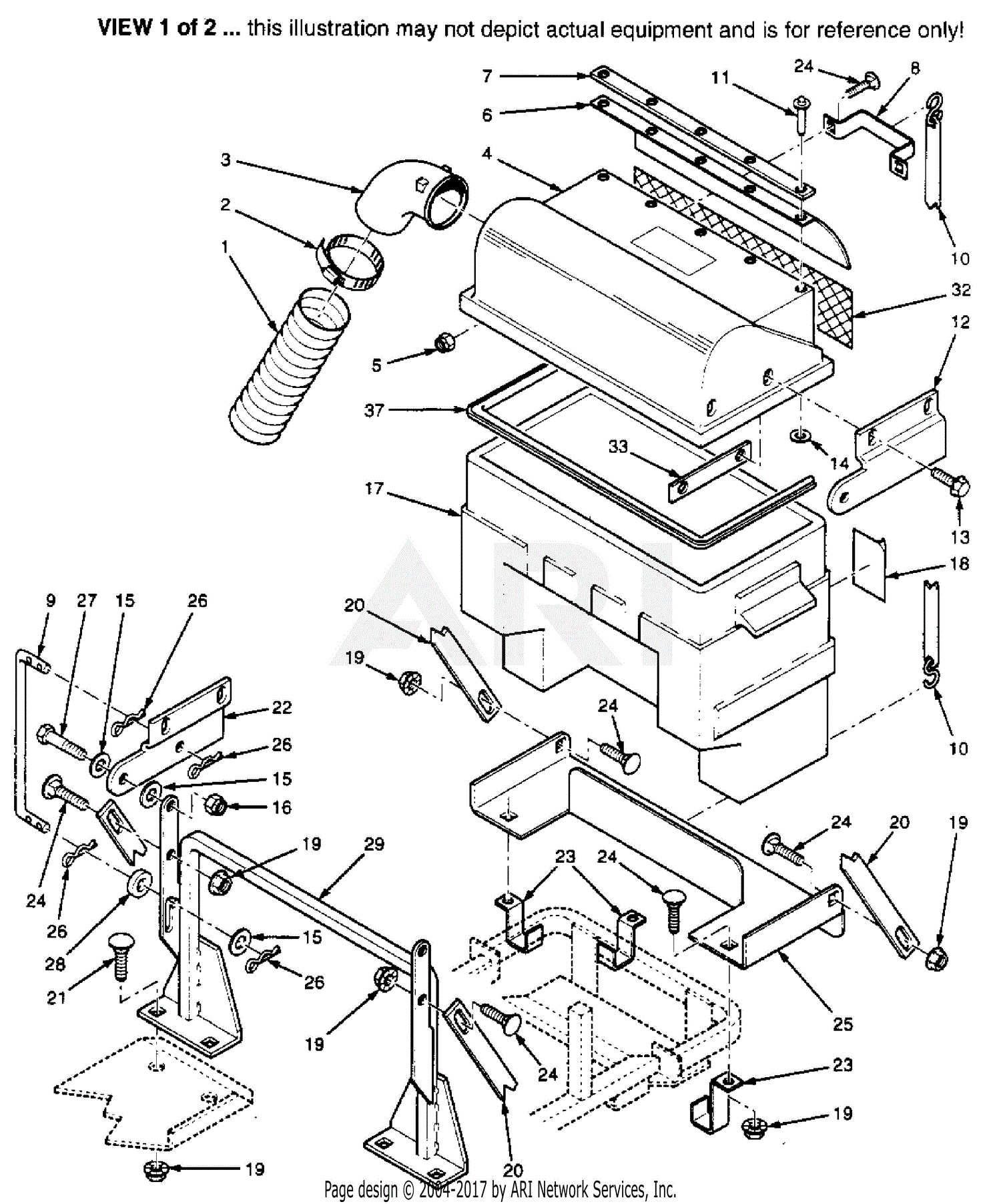 Scag GC-SSZ-5BS Grass Catcher, SSZ (S/N 40000) Parts Diagram for BUCKET ...