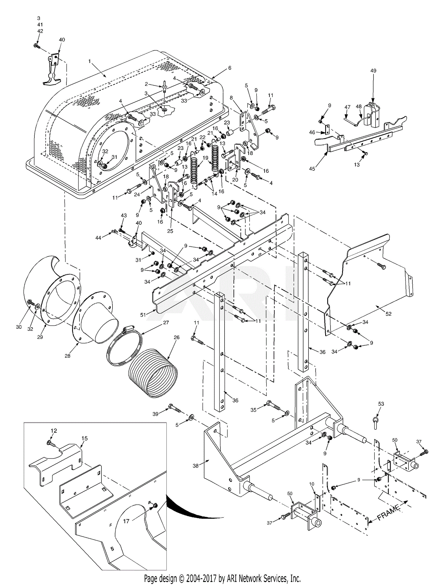 Scag GC-STT-61 Grass Catcher (S/N 9520001-9529999) Parts Diagram for ...