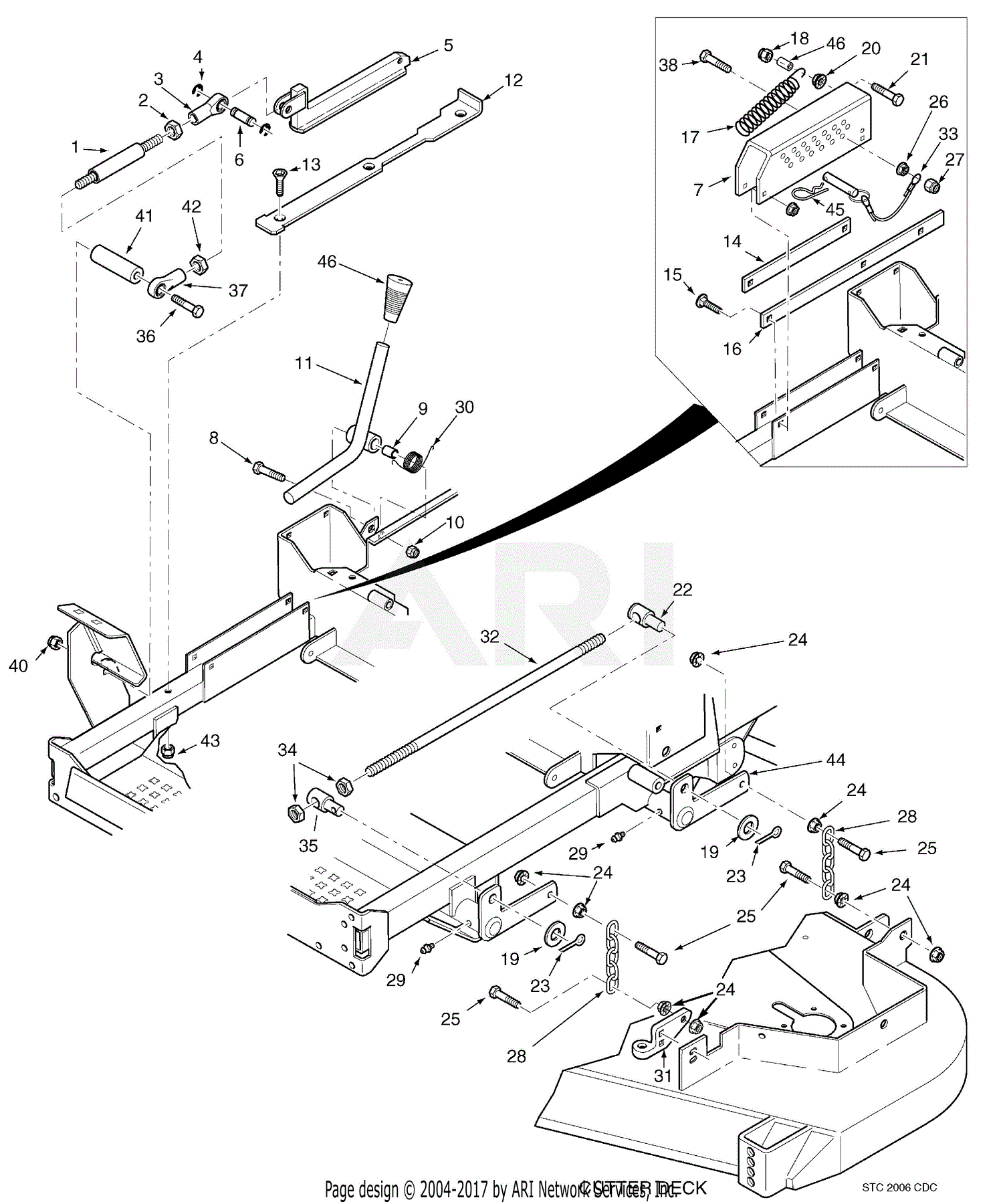 Scag SMTC48V (Tiger Cub) (S/N D9100001D9199999) Parts Diagram for