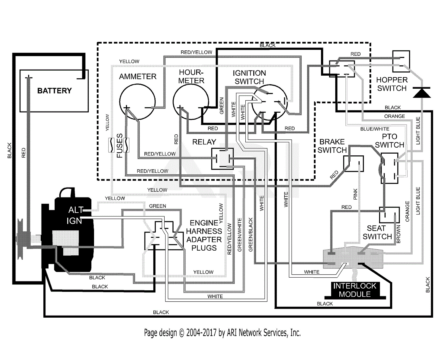 Scag SCR48-25CH (S/N 6460001-6469999) Parts Diagram for Kohler ...