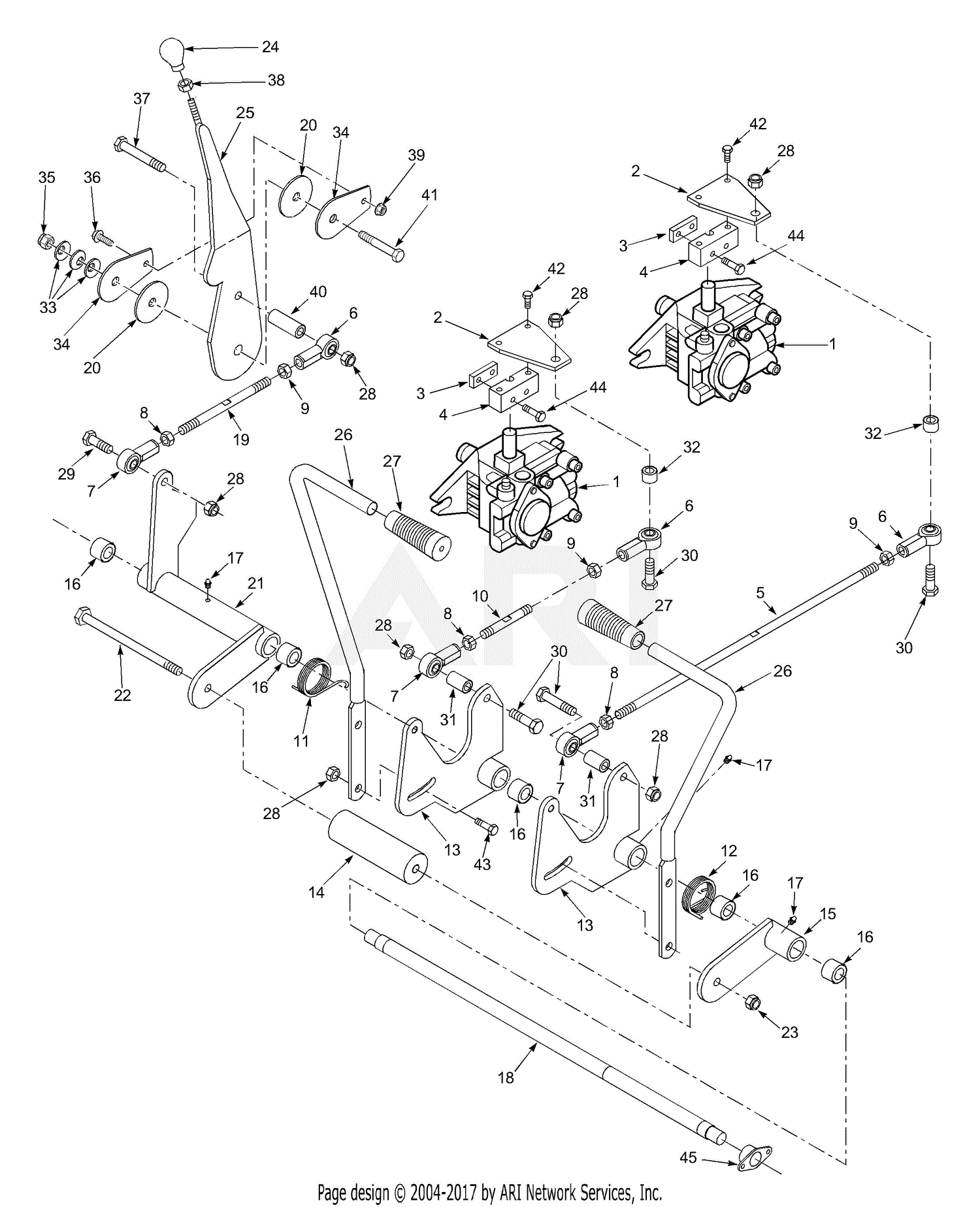 Scag SCR48-25CH Cougar (S/N 5590001-559999) Parts Diagram for Speed And ...