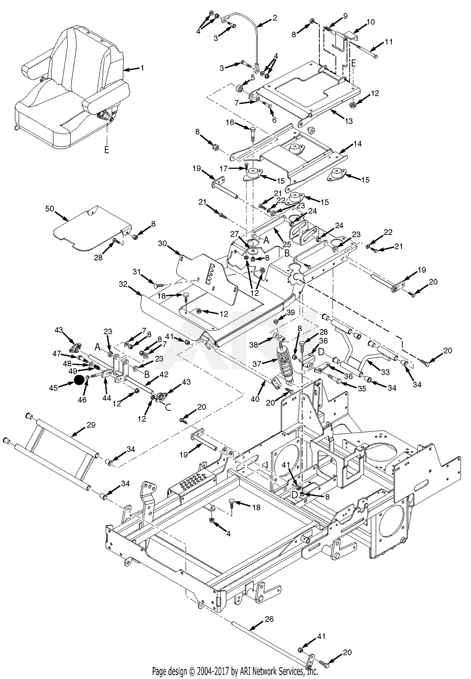 Scag SCZ61V-29CV-EFI (Cheetah) (S/N M2300001-M2399999) Parts Diagram ...