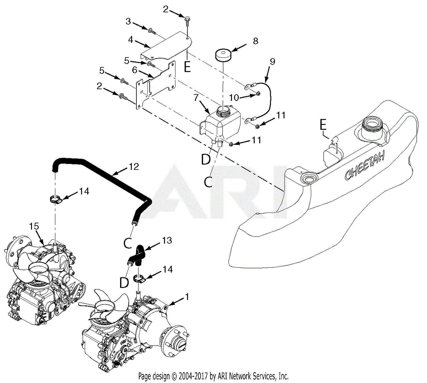 Scag SCZ72V-921FX (Cheetah) (S/N G4000001-G4099999) Parts Diagram 