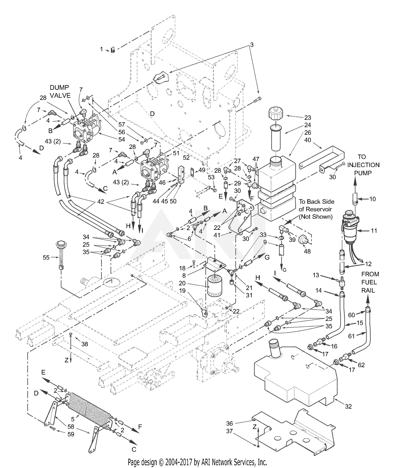 Scag SMST-61A (S/N 7810001-8609999) Parts Diagram for Fuel And ...