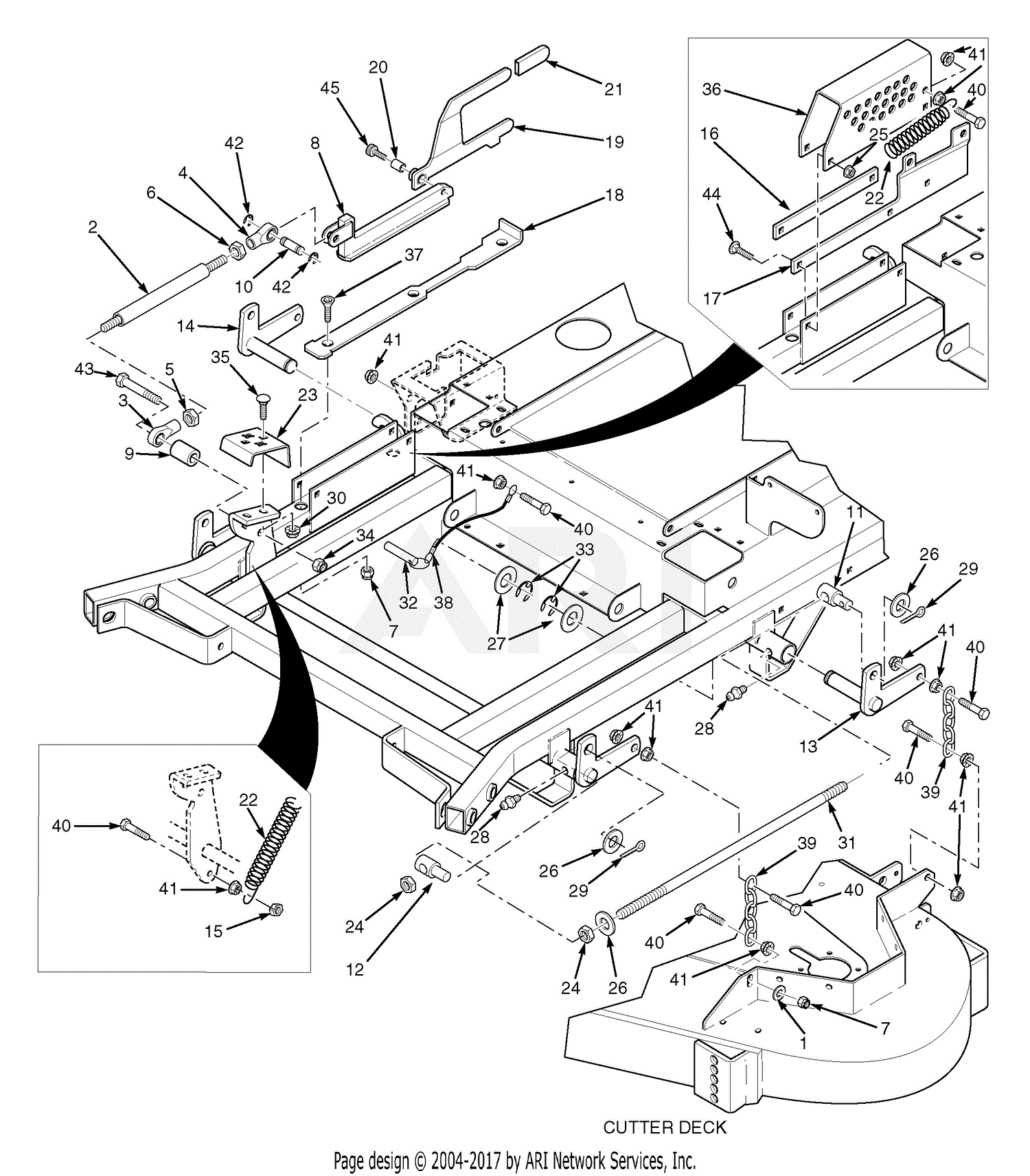 Scag STT-31BSD Sabre Tooth Tiger (S/N A7400001-A7499999) Parts Diagram ...