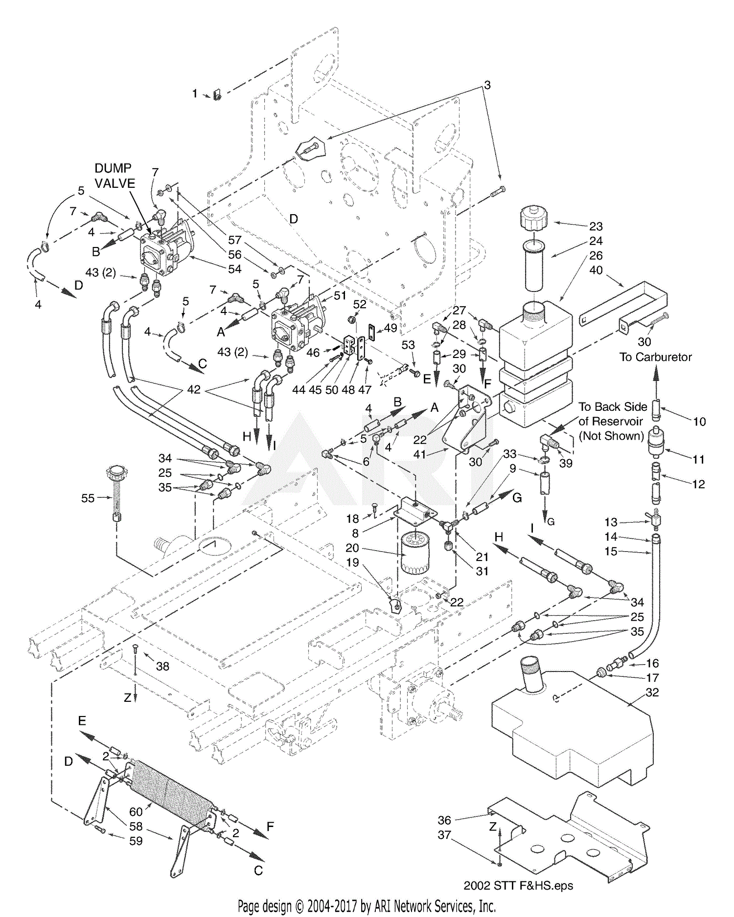 Scag Stt52a-23ka (s N 8480001-8489999) Parts Diagram For Fuel And 