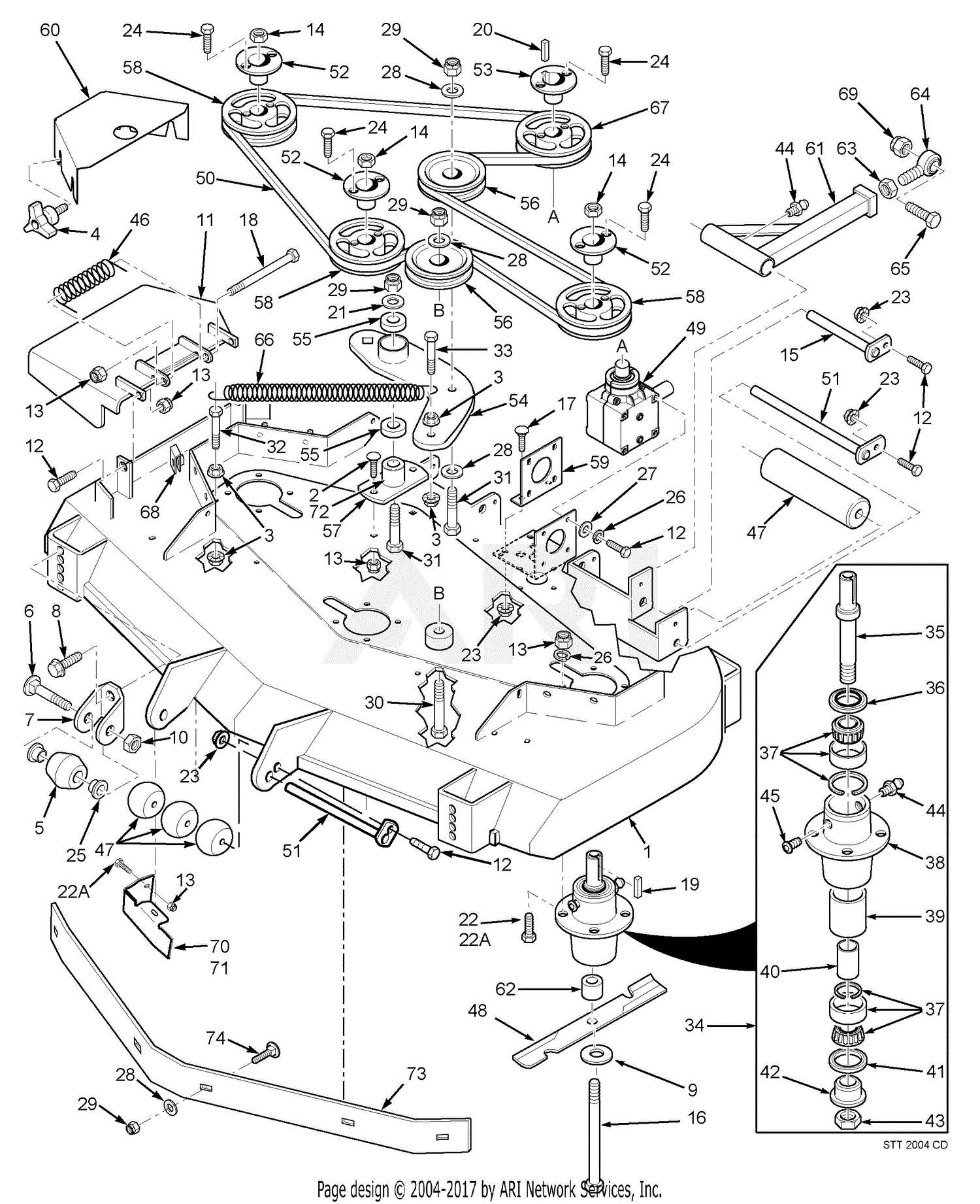 30 Scag  Turf Tiger  Belt  Diagram  Wire Diagram  Source 