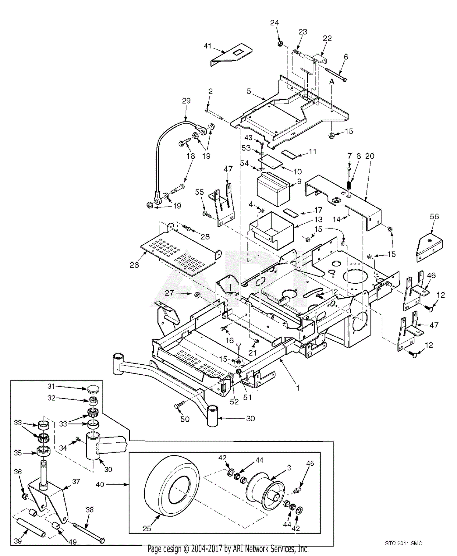 Scag Stc61v-27cv (s N F4300001-f4399999) Parts Diagram For Sheet Metal 