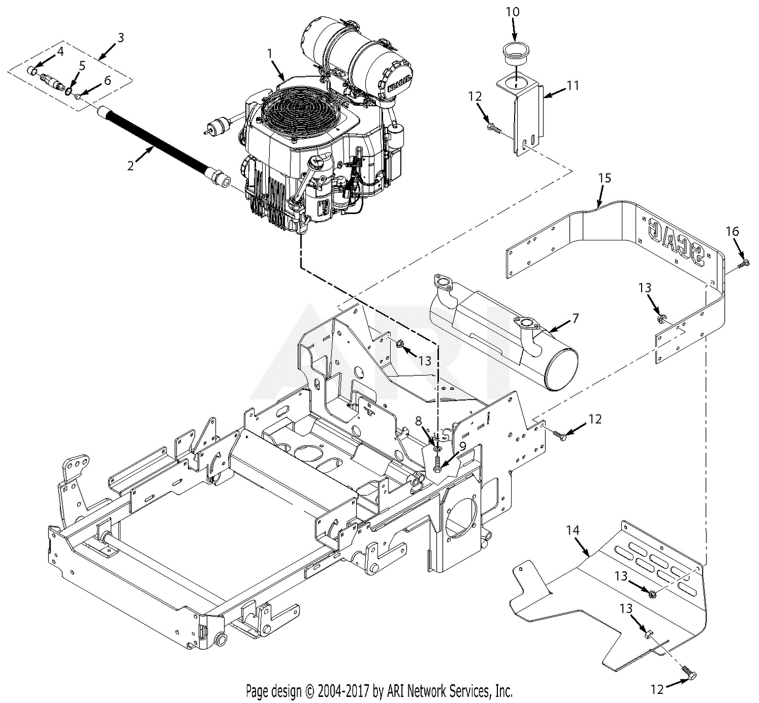 Scag STCII-48V-22FX Tiger Cat II (S/N M6200001-M6299999) Parts Diagram ...