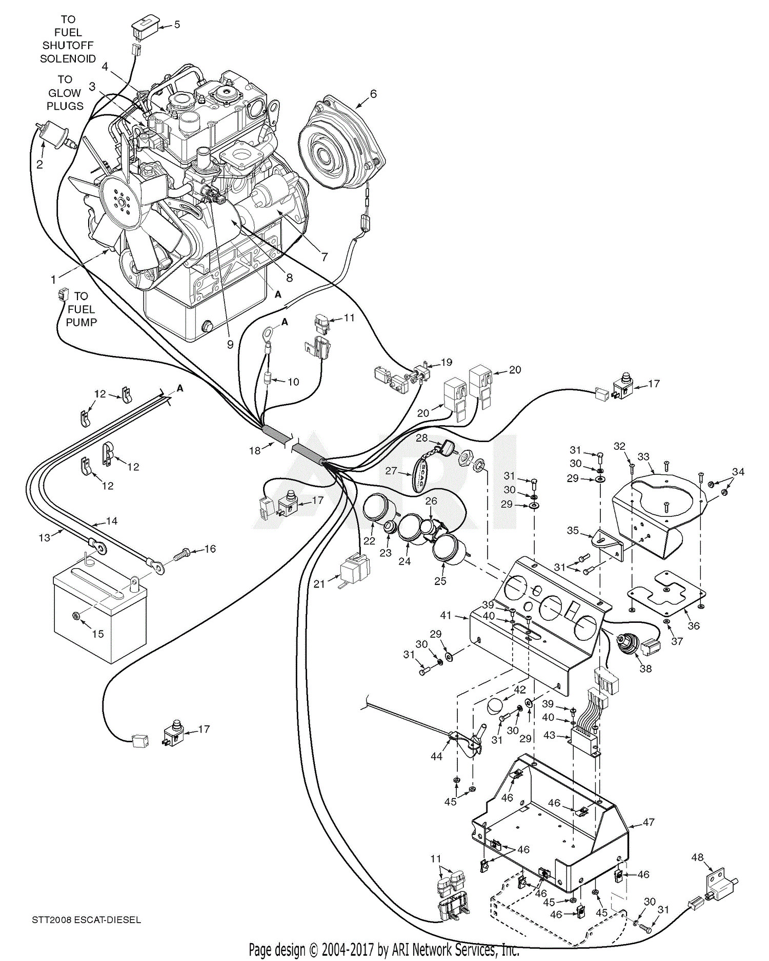 Scag STT-28CAT-SS (S/N E2100001-E2199999) Parts Diagram ... cat 6 cable wiring sheet 