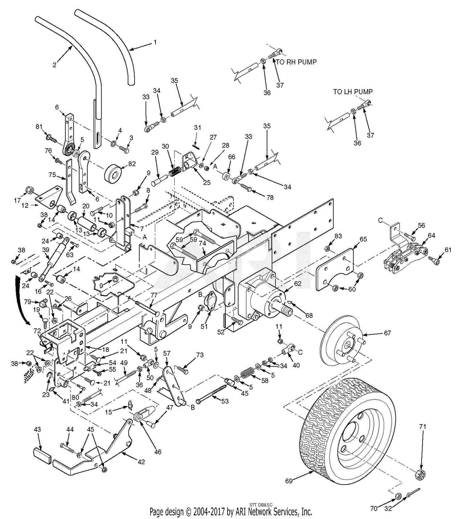 Scag STT-31EFI-SS (Turf Tiger) (S/N G5700001-G5799999) Parts Diagram ...