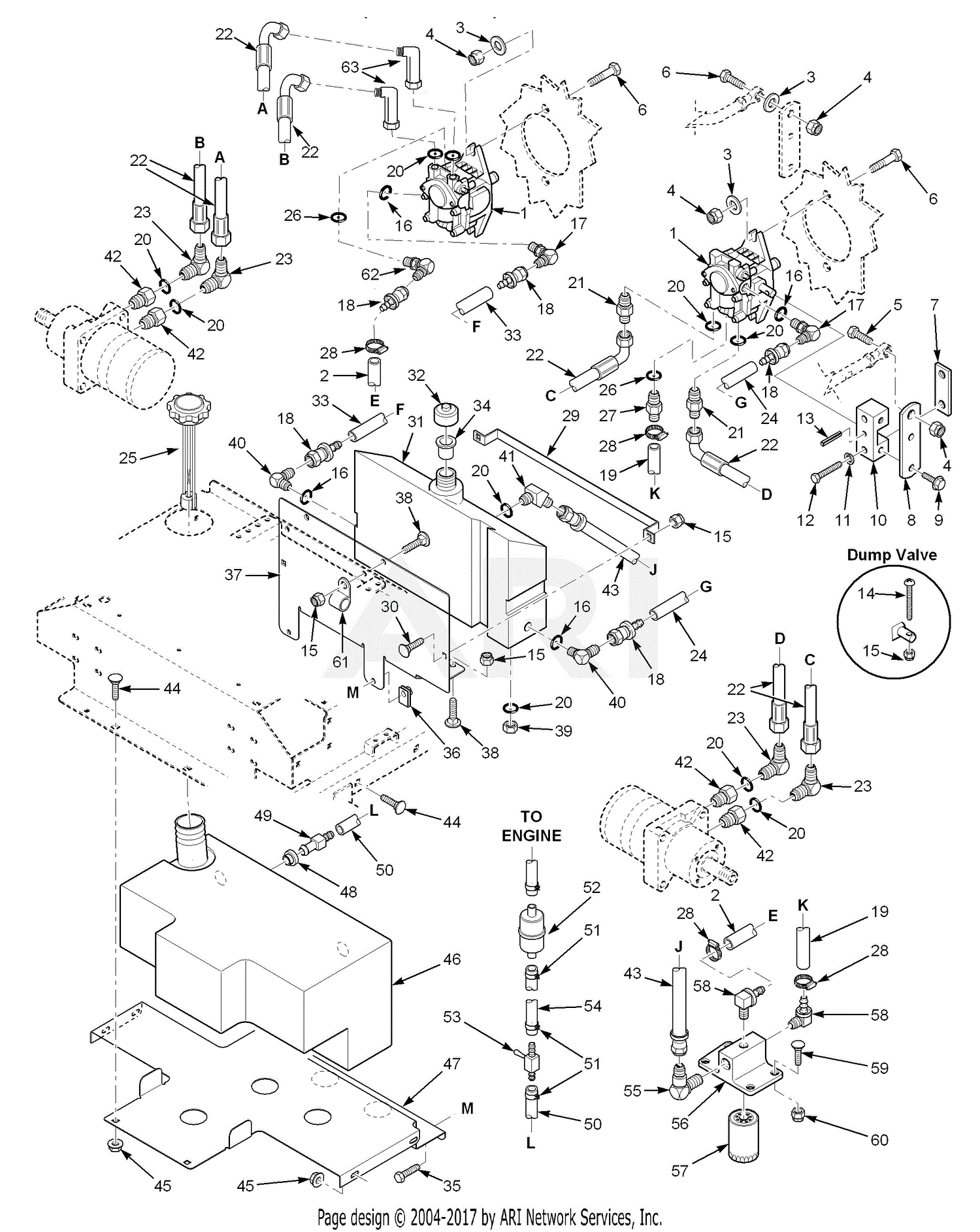 Scag STT61A-27KA (S/N 6760001-6769999) Parts Diagram for Kohler ...