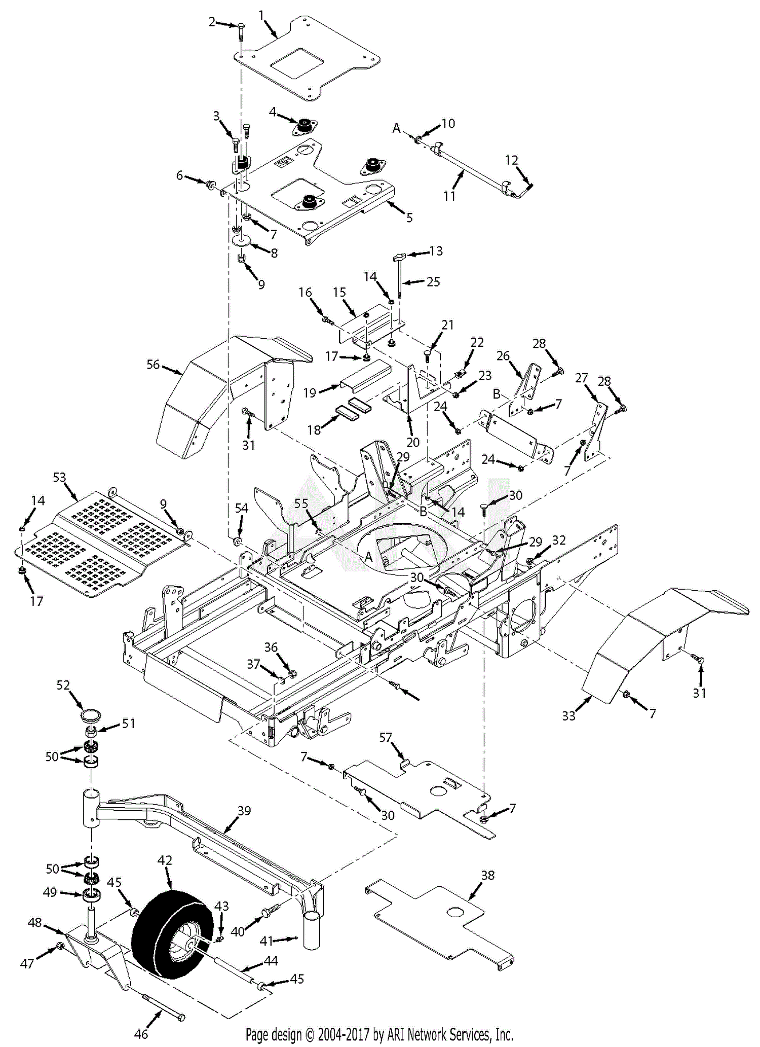 Scag STT72V-35BV (Turf Tiger II) (S/N M0900001 to M0999999) Parts ...