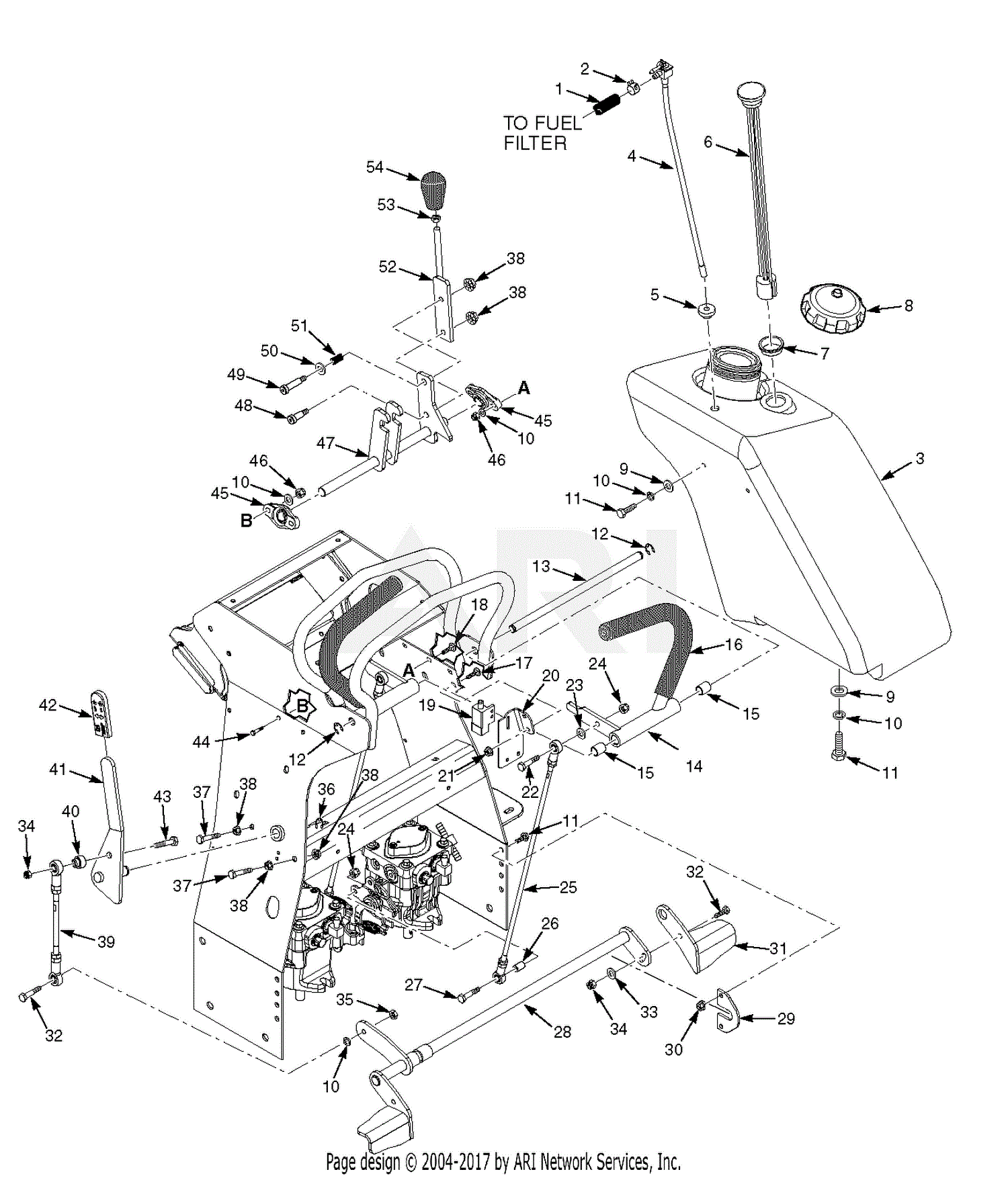 Scag Svr61v-29fx (s N F2900001-f2999999) Parts Diagram For Steering 