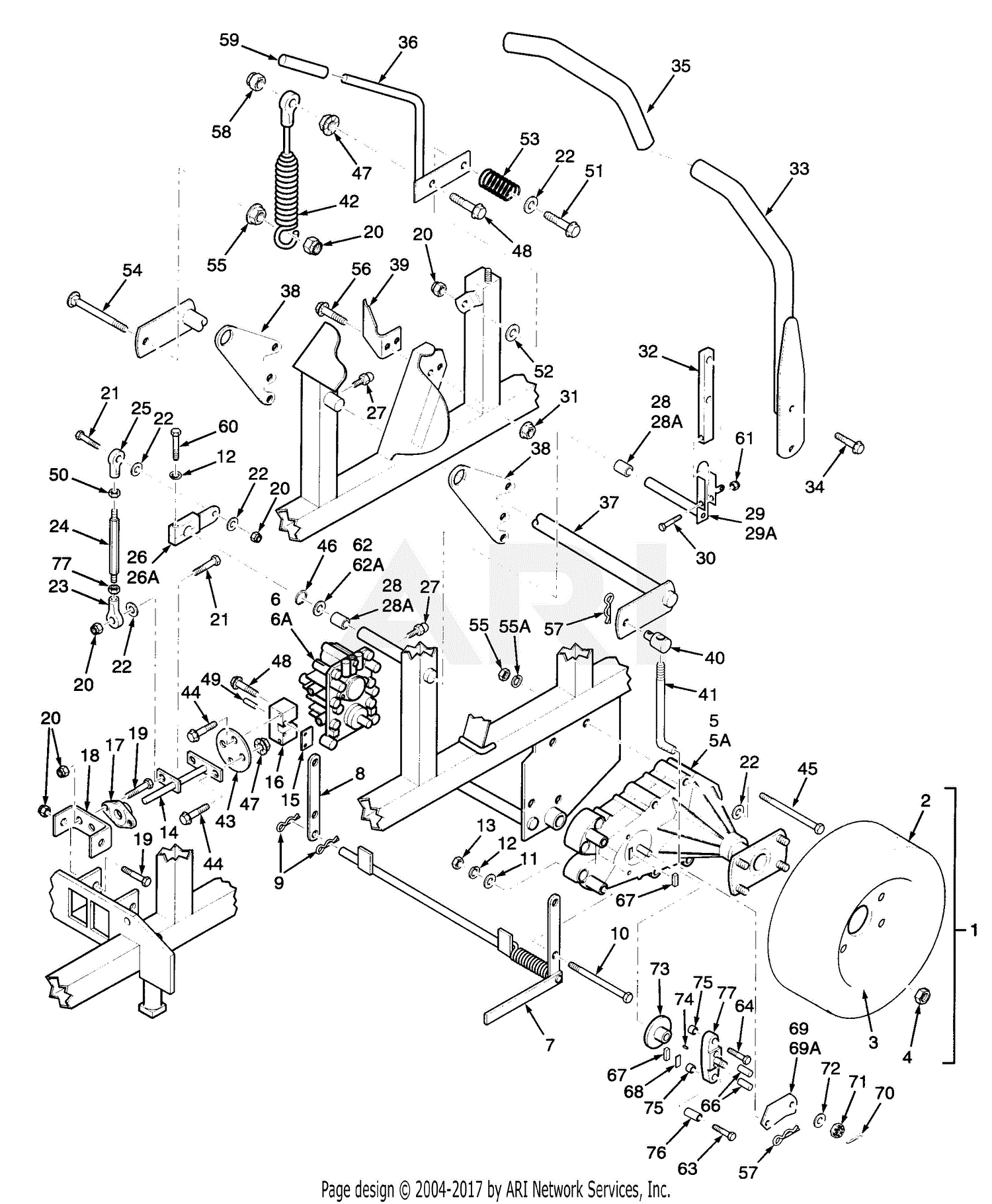 Scag SMZ-48 (4210001-4219999) Parts Diagram for 48