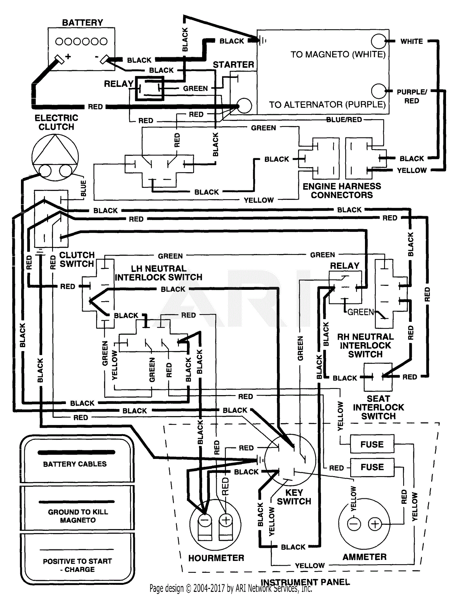 Scag SSZ-18CV-48 (3440001-3449999) Parts Diagram for ... 16 hp vanguard wiring diagram 