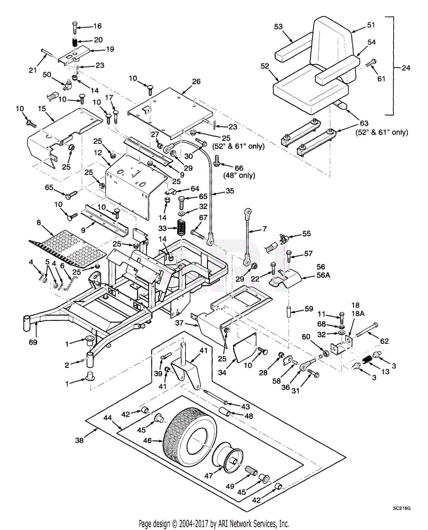 Scag SSZ-20CV (70000-79999) Parts Diagram for Sheet Metal Components ...