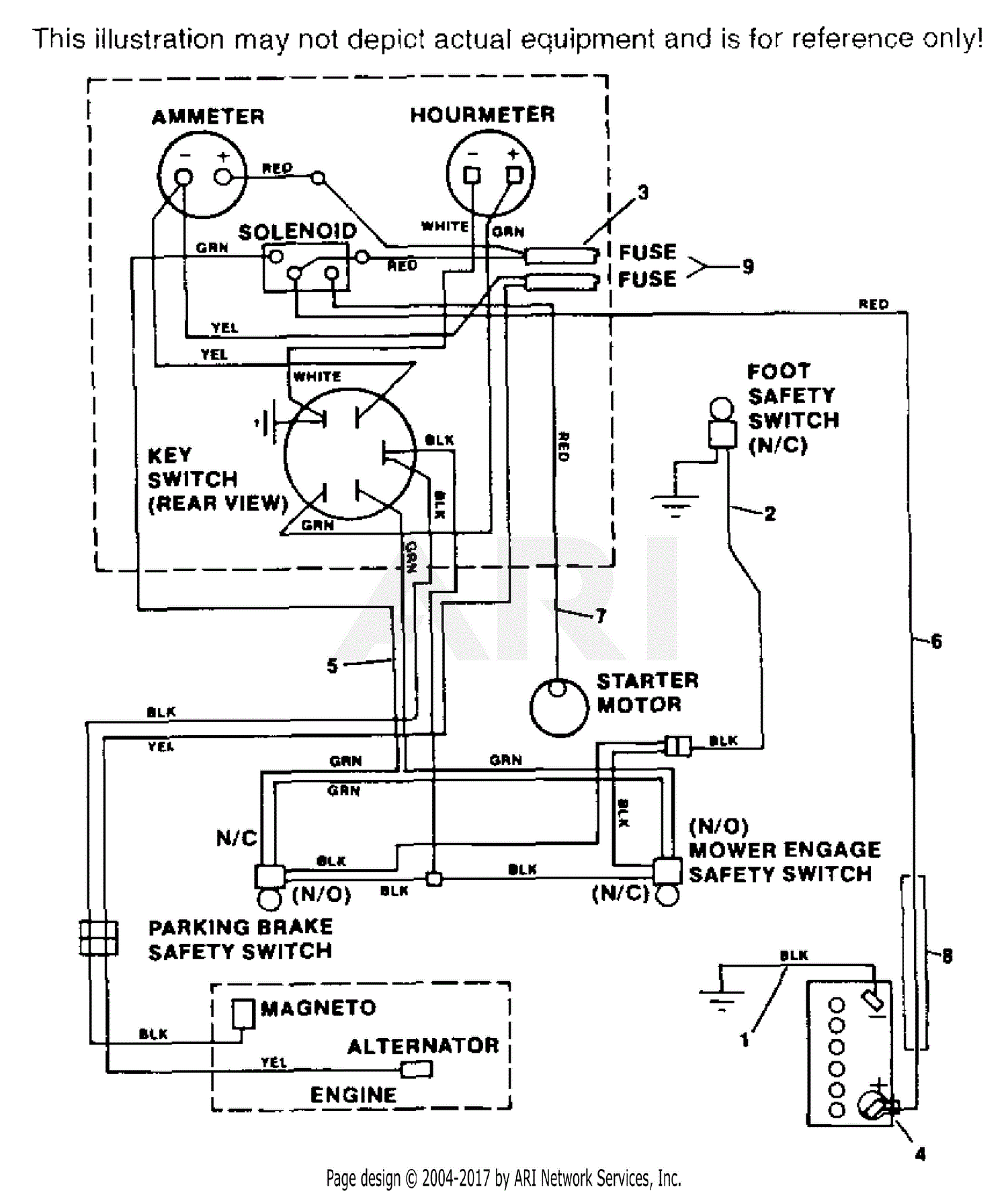 Scag STH-13KH (1001-UP) Parts Diagram for ELECTRICAL SYSTEM