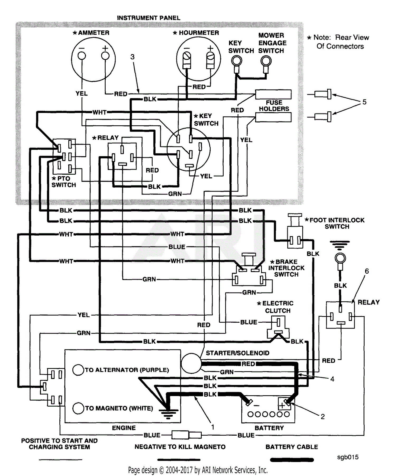 Scag STHM-22CH (3380001-3389999) Parts Diagram for Electrical System