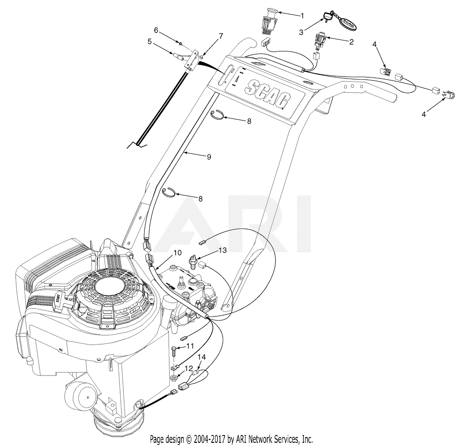 Scag Bagger Belt Diagram