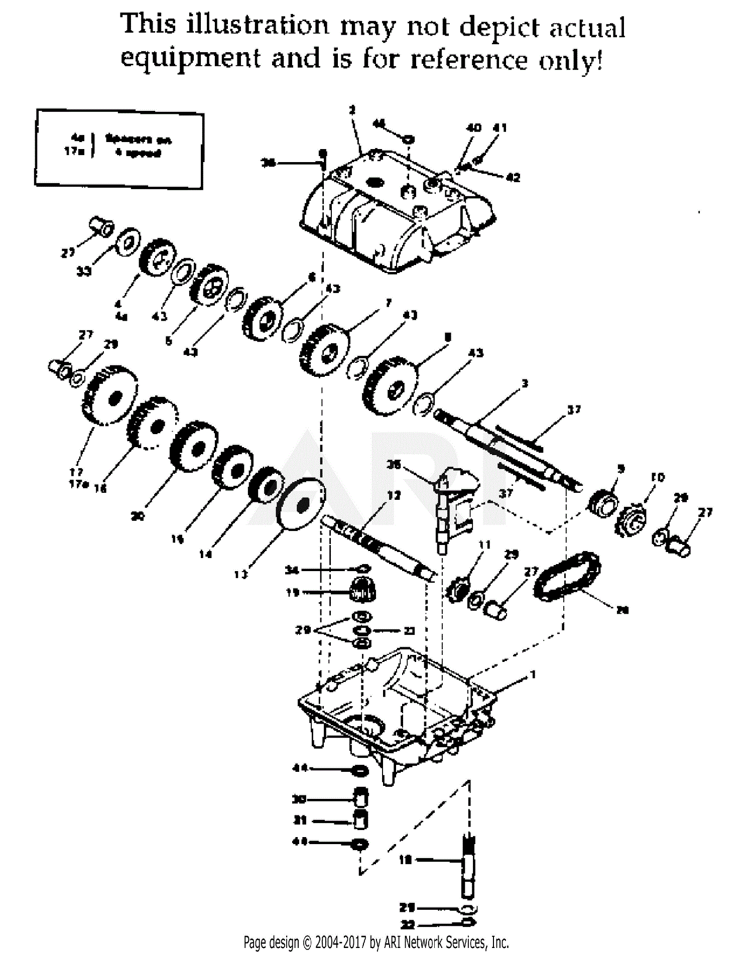 Scag Sw48 14ka 10000 Parts Diagram For Peerless Transmission Model 700 026