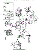 Scag SW-14KH-40000 Parts Diagram for ENGINE DECK