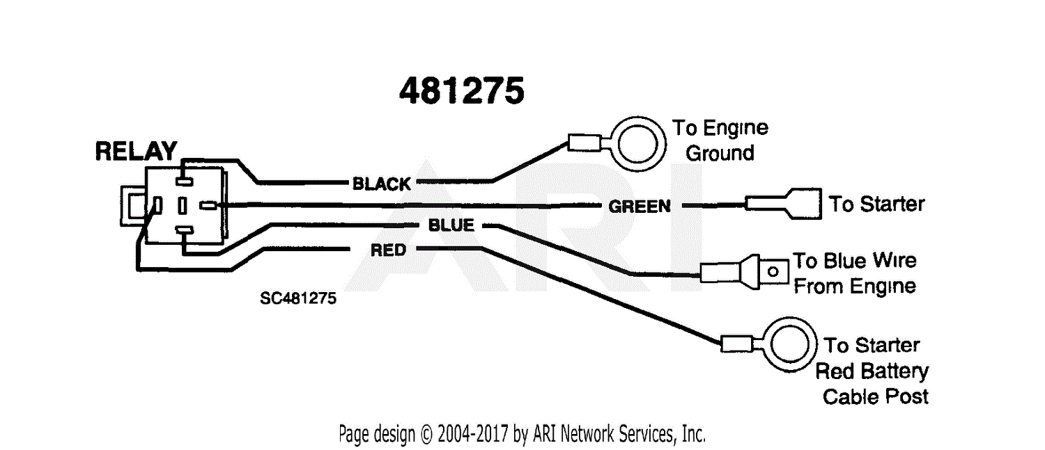 Scag SW36-13KA (S/N 3120001-3129999) Parts Diagram for Wire Harness W ...