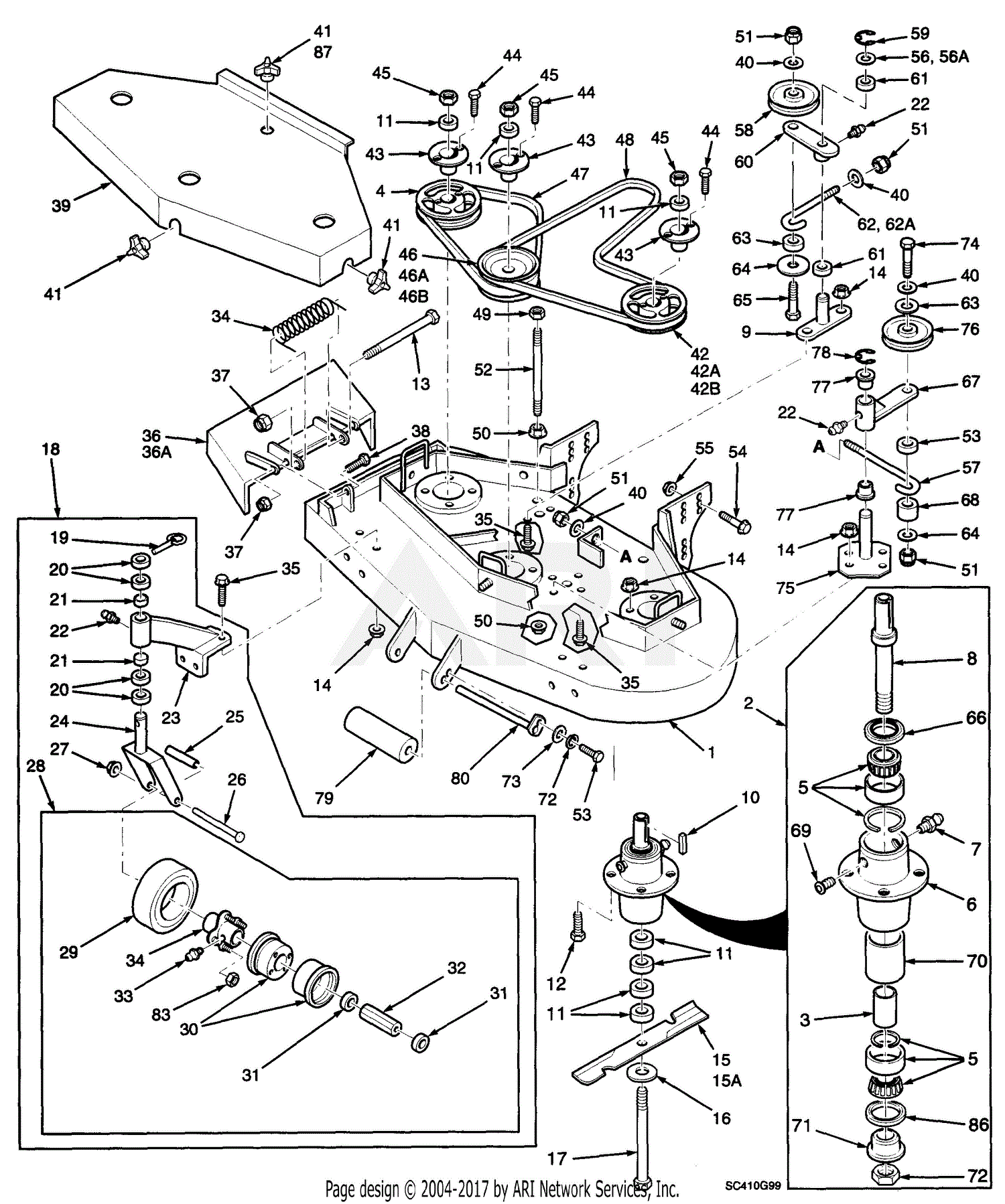 Scag Sw-17ka (s N 4690001-4699999) Parts Diagram For 61