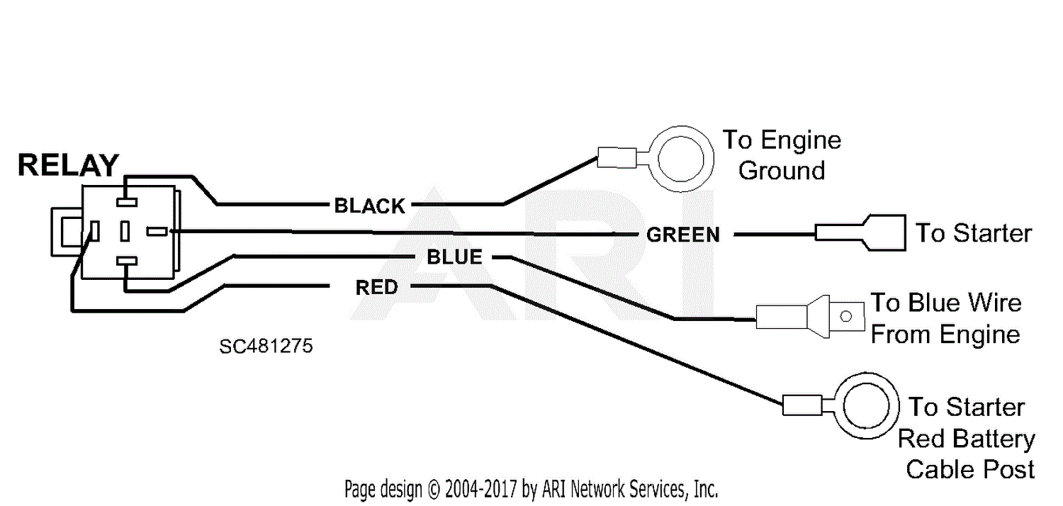 Scag SW48A-15KA (S/N 7340001-7349999) Parts Diagram for Wire Harness ...