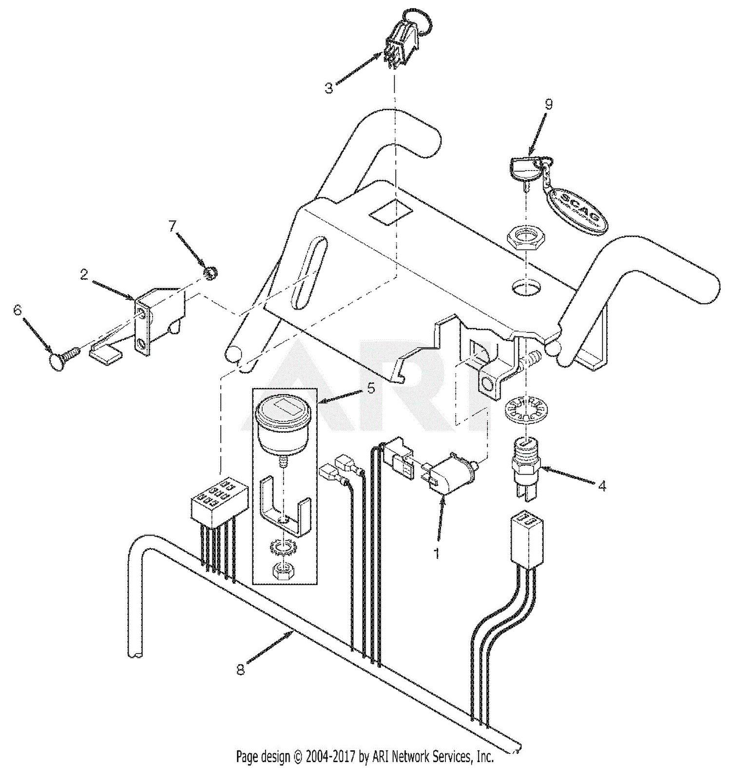 Scag SW36A-14FS Walk-Behind (S/N L2100001-L2199999) Parts Diagram for ...