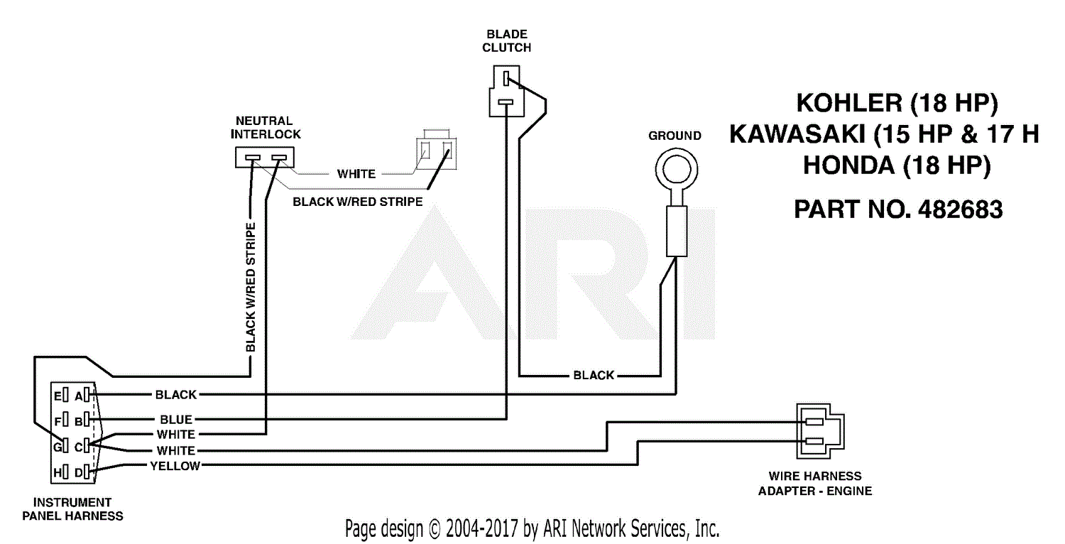 Scag SW52A-18KH (S/N 9010001-9019999) Parts Diagram for Engine Deck ...